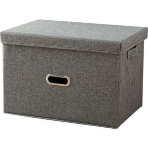 Stackable Storage <b>Bins</b> Toy Organizer Closet Clothes Storage Box with Lid - Product Image 1