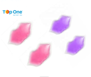 TopOne Meilleures ventes Chaud Froid Réutilisable En Forme De Lèvre Perles De Gel Thérapie Smart Ice Pack Cliniques Esthétiques - Product Image 2