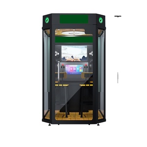 2 giocatori divertimento Karaoke distributore automatico piccolo KTV aria condizionata Mobile sala canto 12 mesi giochi a gettoni - Product Image 1