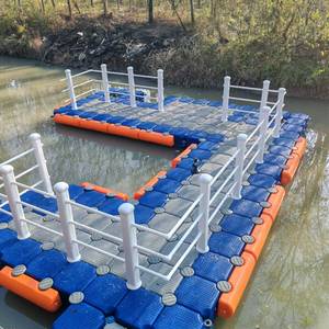 Sistema de Muelle de Pontón <span class=keywords><strong>Flotante</strong></span> Modular de HDPE para Embarcaciones, Jet Skis, Yates y Marinas con Conexión de Bisagra Durad - Product Image 3