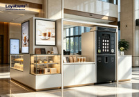 Máquina expendedora automática de café con control remoto por Internet con características de molienda y puesta a tierra