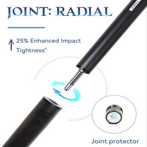 Taco de billar de fibra de carbono de alta tecnología de 12.9 mm con peso ajustable para juegos de billar - Product Image 3