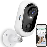 Hiseeu 1080P batterie solaire caméras à énergie solaire Cctv caméra solaire Wifi sécurité de la maison Surveillance Ip Camara sans fil pour l'extérieur et l'intérieur
