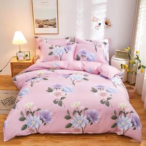 Pure Cotton Floral Bedding Set 1.8m <b>Double</b> Size Twill Weave Spring Autumn Use - Product Image 3