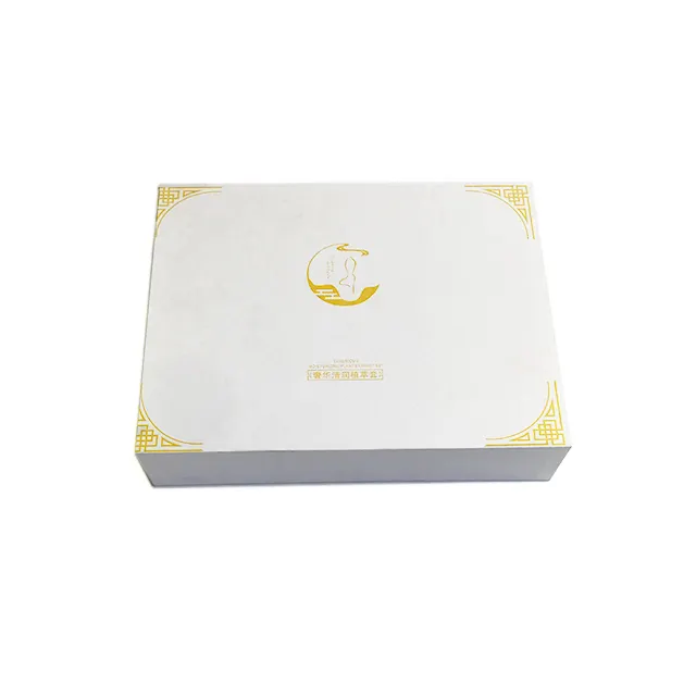 Boîte en carton rigide estampage à chaud de luxe personnalisée avec couvercle et boîtes de base imprimés avec logo pour bijoux parfums cadeaux