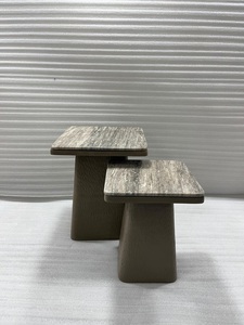 Designer Handcrafted <b>Nesting</b> Coffee <b>Table</b> Set Luxury Living Room Furniture Round Accent <b>Tables</b> for Home Hotel Interior Decor - Product Image 4