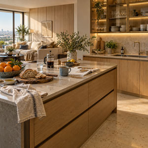Armoires de cuisine en placage de bois sur mesure pour les développeurs immobiliers et les entrepreneurs Charlotte Multifamily Rental - Product Image 2