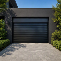 BOMA Porte à enroulement robuste en acier 120 mm, lamelles modernes isolées en mousse, ouverture latérale électrique, pour extérieur, usine, garage