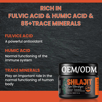 Résine de Shilajit Pur de l'Himalaya en Gros, Marque Privée Personnalisée, 30g 50g, Biologique, Naturel, Brut, Complément Énergétique Minéral