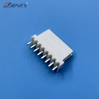 Conector Terminal Macho JINDA 2510-8A de 8 Pines y 2.54mm, Terminal de Latón para PCB, IP67, Corriente Nominal 3A 250V, Aplicación Recta Vertical