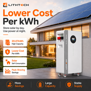 Sistema de Batería Solar para el Hogar con BMS Inteligente, Celdas de Grado A, 16kWh 20kWh 300Ah 400Ah, Power Wall, 8000 Ciclos - Product Image 4