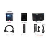 Mini-projecteur intelligent WiFi LED U70 Pro avec haut-parleurs intégrés, Android, home cinéma portable, 500 lumens