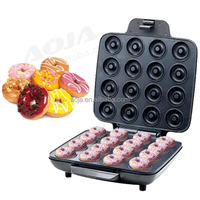 Machine à gaufres et biscuits électrique portable 16 trous, chauffe rapide, antiadhésive, pour desserts et collations DIY, idéale pour le petit-déjeuner