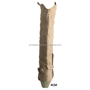 <span class=keywords><strong>Botas</strong></span> de baile de línea cálida personalizadas, <span class=keywords><strong>botas</strong></span> de calentamiento de baile para mujer, Rosa largo - Product Image 4
