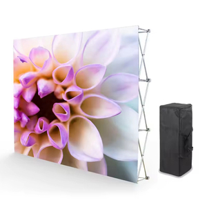 Xách Tay Vải Căng Thẳng <span class=keywords><strong>Pop</strong></span> <span class=keywords><strong>Up</strong></span> Backdrop Hiển Thị Có Thể Gập Lại Quảng Cáo Tường Banner Hiển Thị Stand Cho Triển Lãm Thương Mại Triển Lãm - Product Image 1