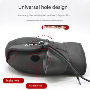 Venta al por mayor de neopreno invierno parabrisas grueso motocicleta manillar cubierta <span class=keywords><strong>volante</strong></span> cubierta guantes de montar - Product Image 2