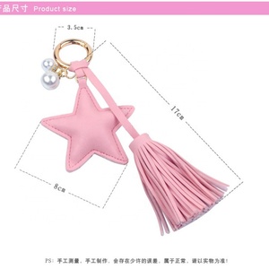 Custom Colorful Genuine Car PU Leather Braided Rope Keychain / <b>Key</b> <b>Ring</b> Strap - Product Image 4