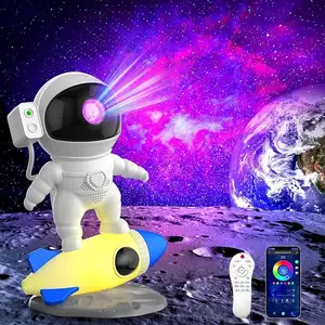 宇航员银河投影仪、夜灯、15个带远程和应用控制的儿童白噪声空间伙伴投影仪、圣诞礼物