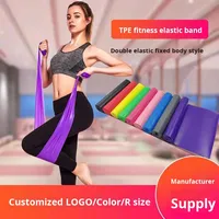 Bandes de résistance de fitness fournies par le fabricant pour le yoga et la musculation Cordes élastiques extensibles et sangles de tension
