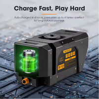 GARIDA 2025 Nouvelle Douche Extérieure Portable à Charge Rapide avec Réservoir d'Eau Pressurisé 24L Alimentée par Batterie pour Camping et Randonnée GCT-103