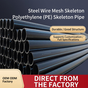 Tuyau composite HDPE renforcé avec armature en treillis métallique en acier de 23,0-29,5 mm, résistant aux chocs, de 28/31 pouces, pour le canalisation des process chimiques - Product Image 4