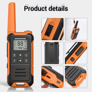Walkie Talkie Portátil Baofeng Bff22, 462-467MHz FRS PmR, Alcance de 5km, Mini Intercomunicador para Exteriores con Control Vox, Resistente al Polvo IP54 - Product Image 4