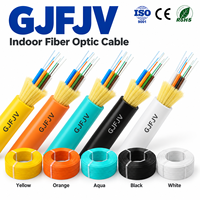 Câble à fibres optiques multimode et monomode GJFJV OM3 OM4 G652D à gaine étanche pour câblage structuré intérieur