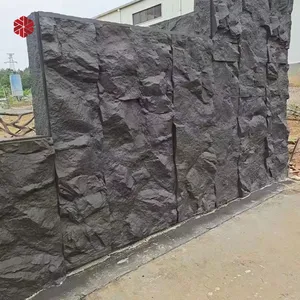 אבן פנל פו pu רוק אבן קיר פנל חיצוני מלאכותי צפחה חיפוי תרבותית דקורטיבי ecofriendly קל משקל אבן