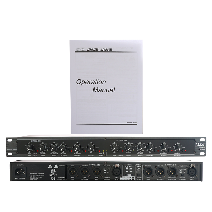 dbx 234 XL チャンネルデバイダー クロスオーバー 3way dbx