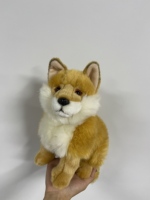 Jouets en peluche d'animaux réalistes personnalisés, peluches réalistes de panda rouge, chien, chat, poupée en peluche douce, fabricant OEM