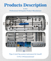 Offre Spéciale : Instrument de système de prothèse de hanche totale de type A (pour 1) # -5 #   Ensemble d'instruments pour prothèse bipolaire en acier inoxydable de qualité médicale