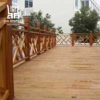 High Quality Modern Design Brown Pine Timber Eco-Friendly Heat Treated Engineered Wood Decking Thermowood Formaldehyde Outdoor