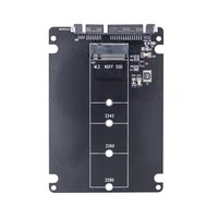 Placa de transferencia de puerto serie NGFF a SATA3 para SSD M.2, caja integrada para disco duro de computadora, en stock