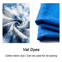 Vente en gros usine : Poudre de teinture textile au bleu indigo, diverses couleurs, pour la teinture des tissus en coton