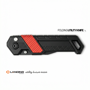 LANDING 521023 Heavy Duty <b>Folding</b> <b>Utility</b> <b>Knife</b> with Stainless Steel Blade for DIY Outdoor Camping and Everyday Carry - Product Image 1