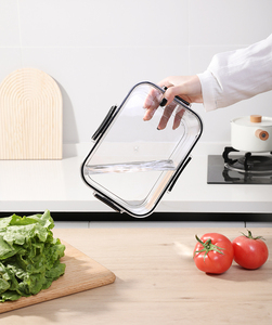Cocina apilable transparente sellado al vacío grano de café caramelo fruta nevera grande alimentos secos contenedor de almacenamiento de plástico conjunto con tapas - Product Image 6