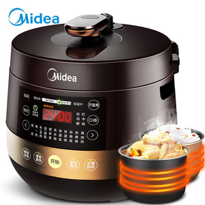 Autocuiseur électrique Midea 6L, multicuiseur intelligent pour la maison, cuiseur à riz avec affichage numérique et fonctions de cuisson multiples - Product Image 1