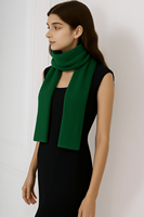 100% laine Premium conception personnalisée longue écharpe en tricot unisexe