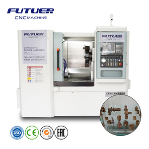 <strong>CNC</strong> Flat Bed Lathe with Powerful Servo Motor and Integrated Lubrication System for Efficient Metalworking Tasks - Product Image 2