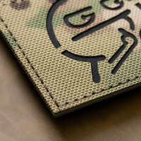 Patch personnalisé avec logo camouflage réfléchissant, logo laser, patch thermocollant pour sac à dos tactique, uniforme