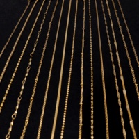 Collier ras du cou en acier inoxydable plaqué or 18 carats, chaîne serpent classique étanche pour femme, vente en gros