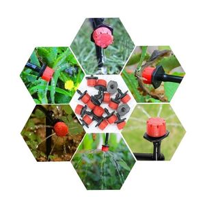 Kit <span class=keywords><strong>Irrigazione</strong></span> <span class=keywords><strong>a</strong></span> <span class=keywords><strong>Goccia</strong></span> Fai-da-te da Giardino Rosso Regolabile 25m con Tubo e Gocciolatori in Plastica - Product Image 5