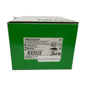 PLC controller TM221CE16T tm221ce16r programmable controller module integrates 1 Ethernet port and 16 point IO In Stock