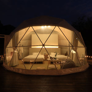 Camping Transparent Glamping Igloo Tente Dôme Avec Salle De Bains - Product Image 4