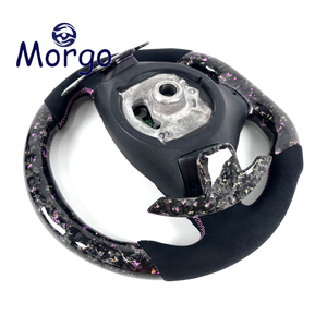 Accesorios Interiores para Automóviles, Volante de Fibra de Carbono Forjado con LED RPM para <span class=keywords><strong>BMW</strong></span> E92 E90 E93 M3 E84 E87 320 325 330 335 - Product Image 6