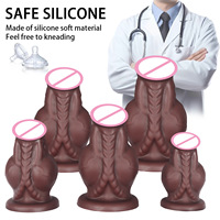Nouveau Plug Anal Extra Large en Forme de Cheval Musclé Unisexe Écologique Étanche Masseur Personnel Adulte Étireur Dorsal