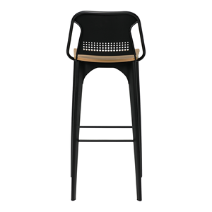 Taburetes de BAR <span class=keywords><strong>con</strong></span> <span class=keywords><strong>respaldo</strong></span> <span class=keywords><strong>bajo</strong></span> negro de nuevo diseño <span class=keywords><strong>con</strong></span> asiento de madera Taburetes de BAR <span class=keywords><strong>con</strong></span> <span class=keywords><strong>respaldo</strong></span> <span class=keywords><strong>bajo</strong></span> de metal industrial de <span class=keywords><strong>cocina</strong></span> - Product Image 5