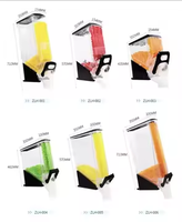 JIACHENXIN Distributeur de bonbons, Présentoir à céréales, Boîte à noix, Conteneur à doseur, Bacs à doseur en plastique transparent pour aliments en vrac, Modèle pour bonbons