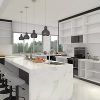 Armoires de cuisine modulaires avec mécanismes, armoires d'angle, conceptions suspendues simples et armoires de base
