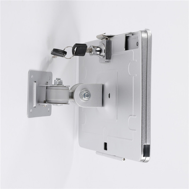 Wall Mount Tablet Kiosk Stand Rotated Screw Fixed Anti-theft for 10.2' iPad